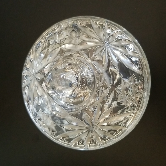 Another Hocking | Pressed Glass Star of David Candy Dish - Picture 3 of 10